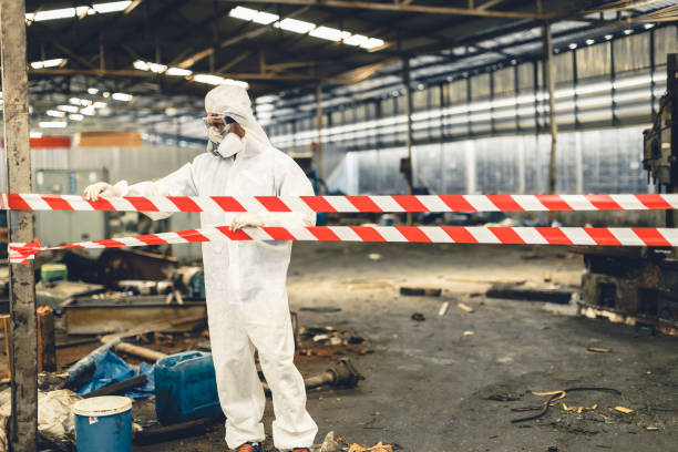 Professional Drug Lab Cleanup technician working in Greensboro, IN